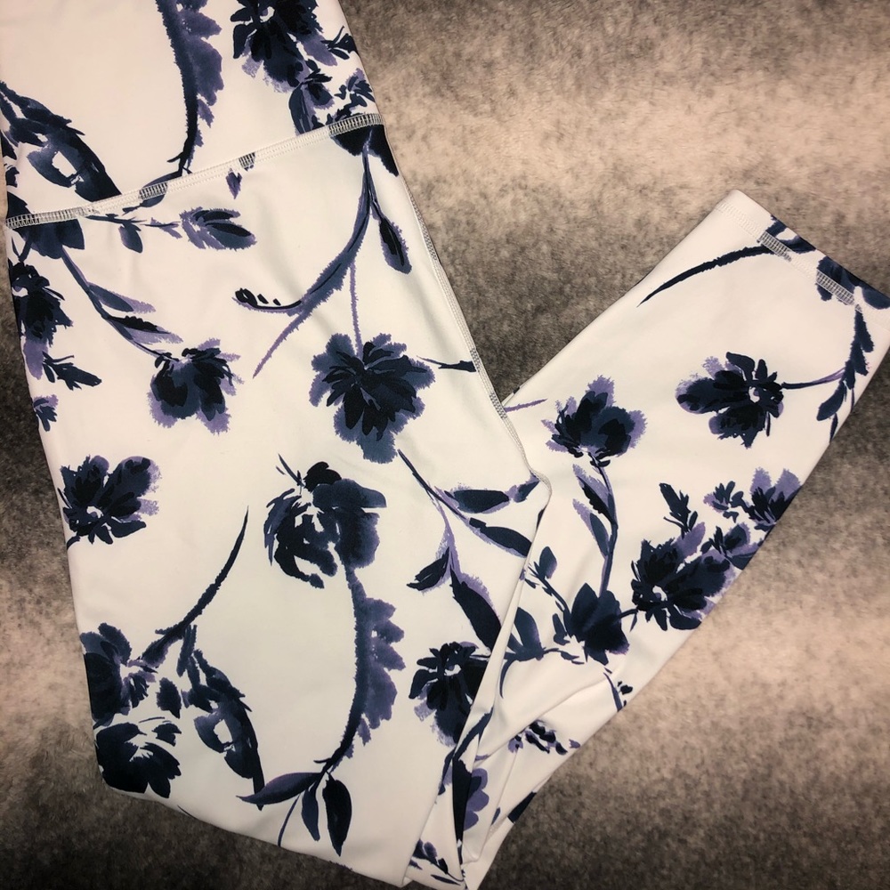 Floral Athleta Leggings